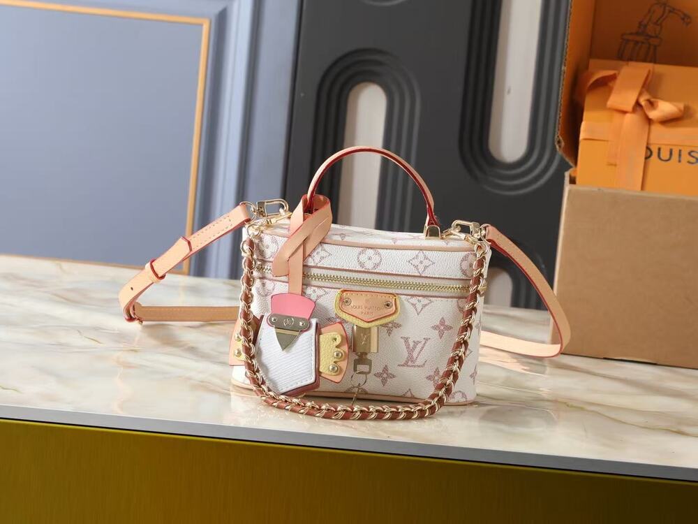 Louis Vuitton White Monogram Mini Top Handle Crossbody Bag